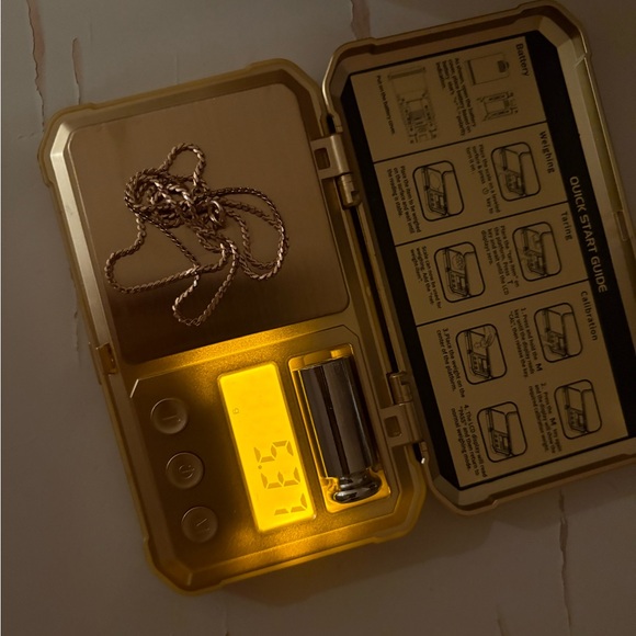 Vintage DE 375 Solid 9k Gold S Link Serpentine Chunky Necklace Chain 17.5” Long - Picture 9 of 9